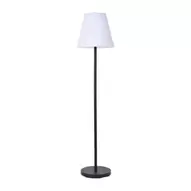Solar USB vloerlamp - wit/zwart - ø34x147 cm