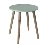 Bijzettafel Salvador - groen/bruin - ø36x41 cm