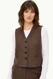Business-gilet - getailleerd - met patroon