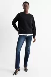 Straight jeans - mid waist - LYCRA®