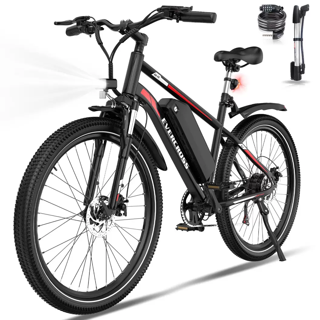 Elektrische Mountainbike 27,5"- 468Wh Accu - 7 Versnellingen - Vering - EK15