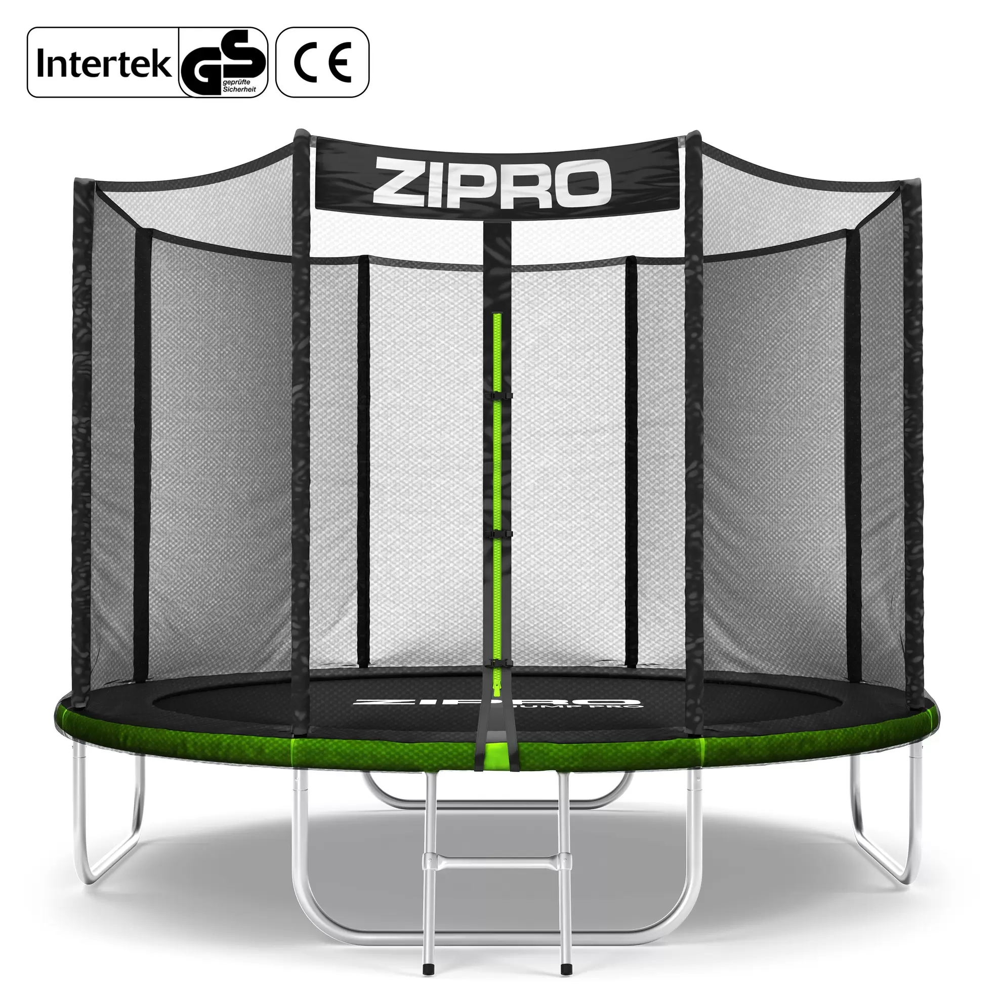 Trampoline ronde Jump Pro - 8FT 252 cm - met veiligheidsnet extern, ladder