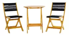 Bistro Set - Lanzarote - Black