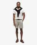 Chinoshort met stretch