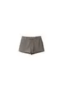 Geklede shorts met riemlussen