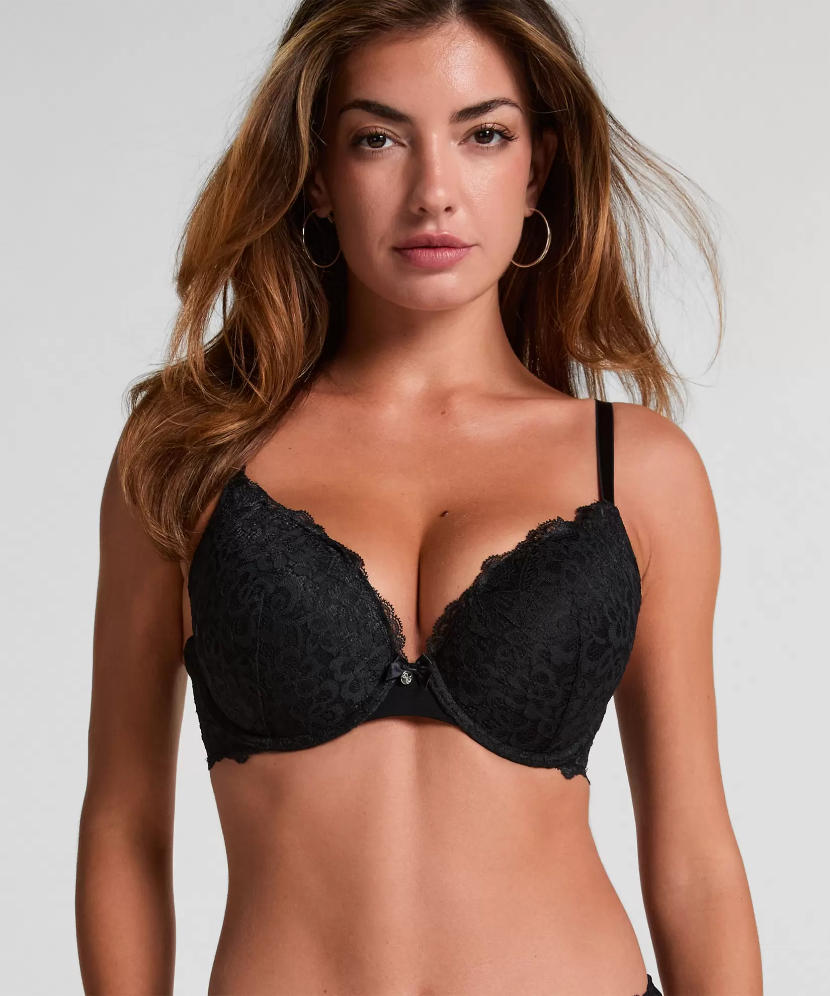 Voorgevormde push-up beugel bh Marine