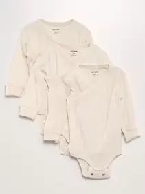 Set van 3 meegroei bodies