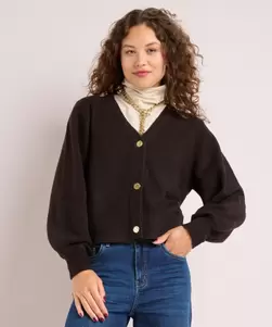 Vest met v-hals
