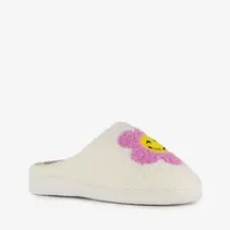 Thu!s dames teddy pantoffels met smiley