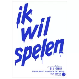 Poster Ik wil spelen
