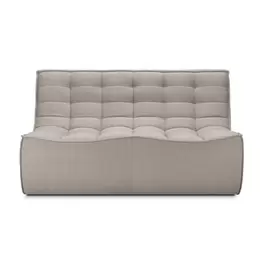 Modulaire bank N701 - eco stof ecru - 2 seat