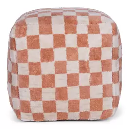 Poef Liam 45cm soft terracotta