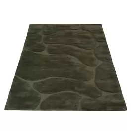 Vloerkleed Superior Berber dark green 230x330 cm