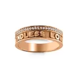 Nomelli Goia Veretta ring (18k rose-gold) (CZ54x1mm)