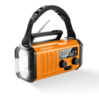 Noodradio® Solar Powerbank 10.000 mAh met Zaklamp