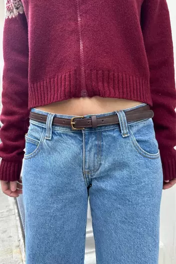 Product Name:Faux Leather Buckle Belt