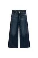TRF MID-WAIST PLEATED BELTED JEANS