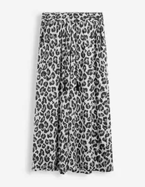 Broek - Luipaardprint - grijs