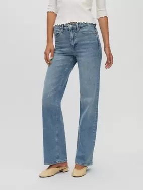 VMTESSA-STRETCH High rise Wide Leg Fit Jeans