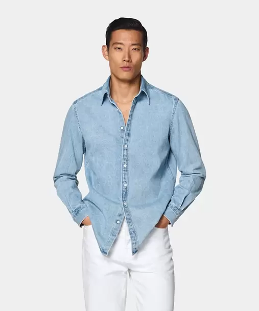 Light Blue Denim Shirt