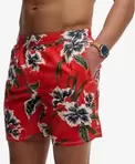 Hawaiian Print 16-inch Zwemshorts