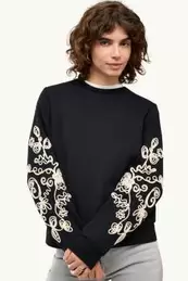 Sweatshirt - met borduursel