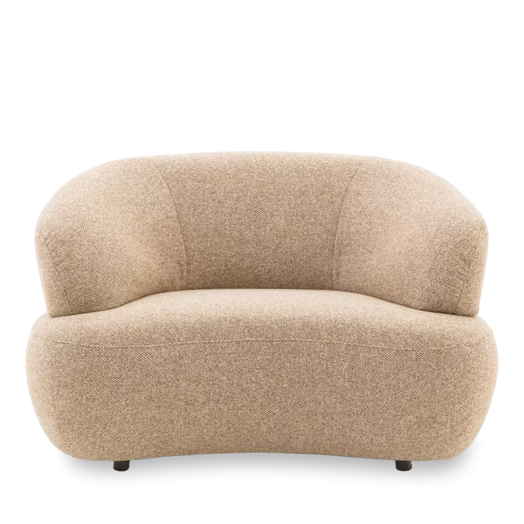 Loveseat Silhouette - stof Peper Cognac