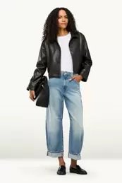 Barrel jeans - high waist