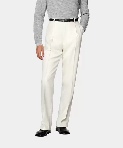 Off-White Wide Leg Trousers