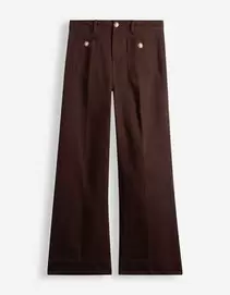 Jeans - Wide fit - Donkerbruin