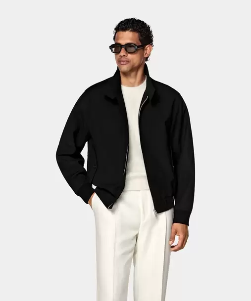 Black Bomber Jacket