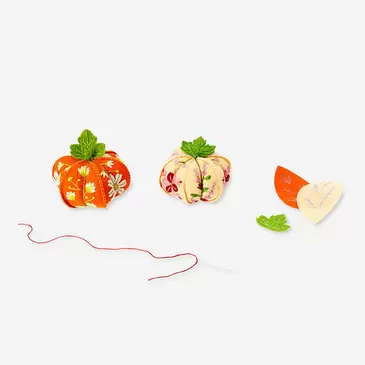 DIY pumpkins with embroidery