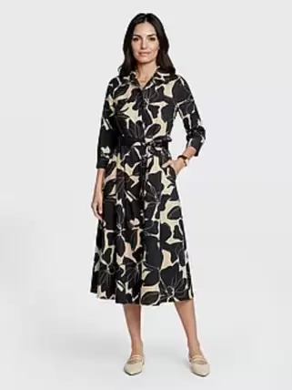 Jurk met 3/4-mouwen
