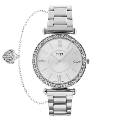 Regal Set Dames Horloge met armband Zilverkleurig RG3030-100