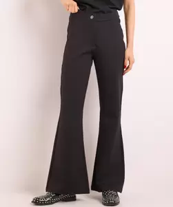 Flared fit broek uni