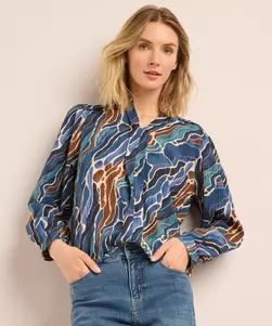 Top met print