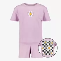 Madeliefjes kinder set lila