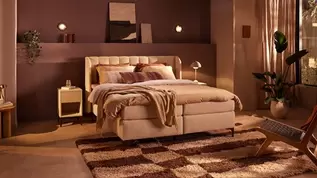 Boxspring Ivory - Soft teddy
