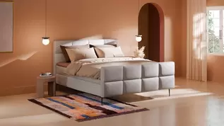 Boxspring Crystal - Linen touch