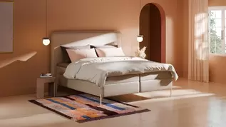 Boxspring Quartz - Linen touch