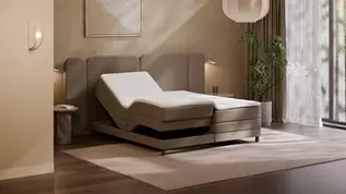Elektrische boxspring Ridge - Warm wool