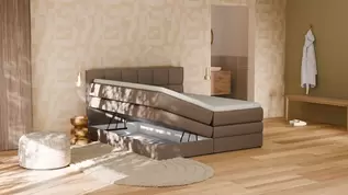 Opbergboxspring Jade - Matte leather