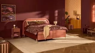 Boxspring Amber - Velvet glow