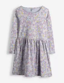 Jurk - Print all-over - Lichtblauw