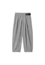 Pantalon met plooien en riem