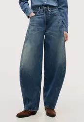 Ella Twisted Seam Barrel Jeans