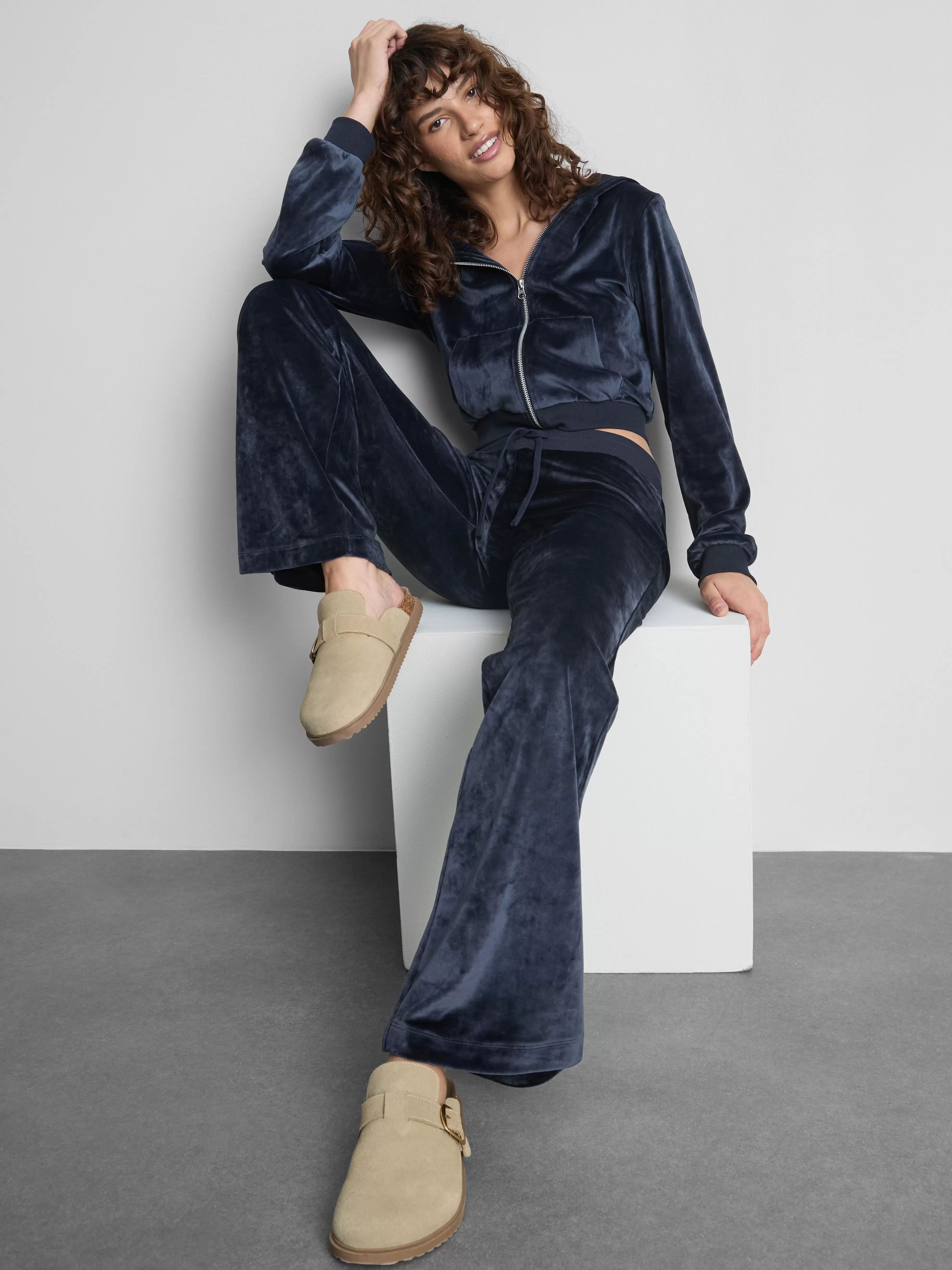 The Primark Scene | Uitlopende velours joggingbroek