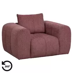 Draaifauteuil Juliette - stof Alorra - mauve product
