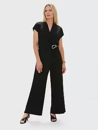 Enkellange jersey jumpsuit