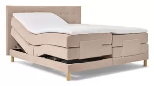 Boxspring Grid verstelbaar met gestoffeerd matras